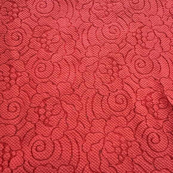 Banana Republic Lace Flutter Sleeve Coral‎ Top Size XL - Picture 4 of 8